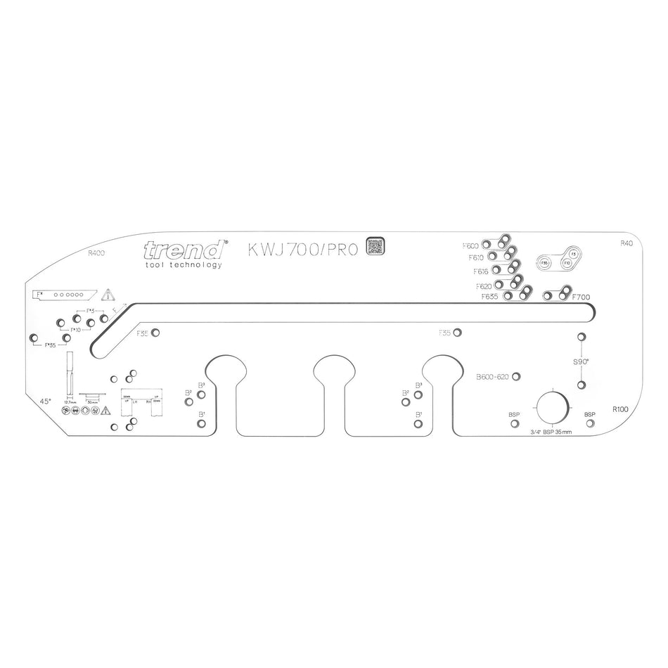 Trend Tools KWJ700/PRO 700Mm Professional Multi-Material Worktop Jig