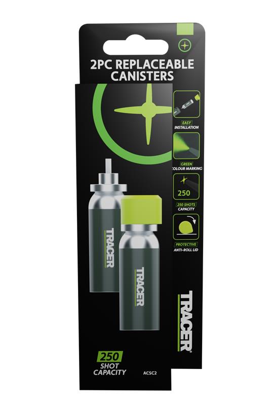 TRACER ACSC2 TRUESHOT Replacement Canister - 2pk