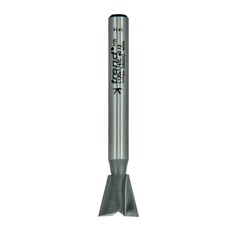 Trend Tools L120X1/4TC Leigh Dovetail Cutter 104 Degrees