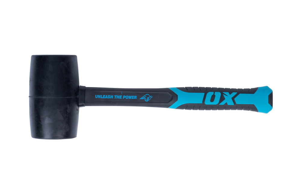 OX Tools OX-T081724 Trade Black Rubber Mallet - 24 oz