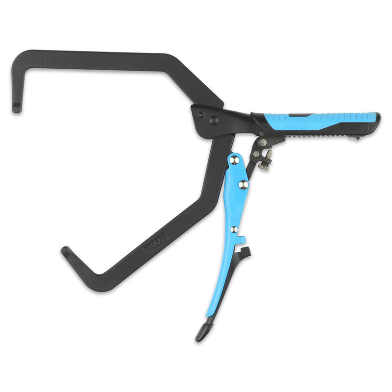 OX Hand Tools P204402 Auto Adjust 10-Inch Long Reach C Clamp - Gripped