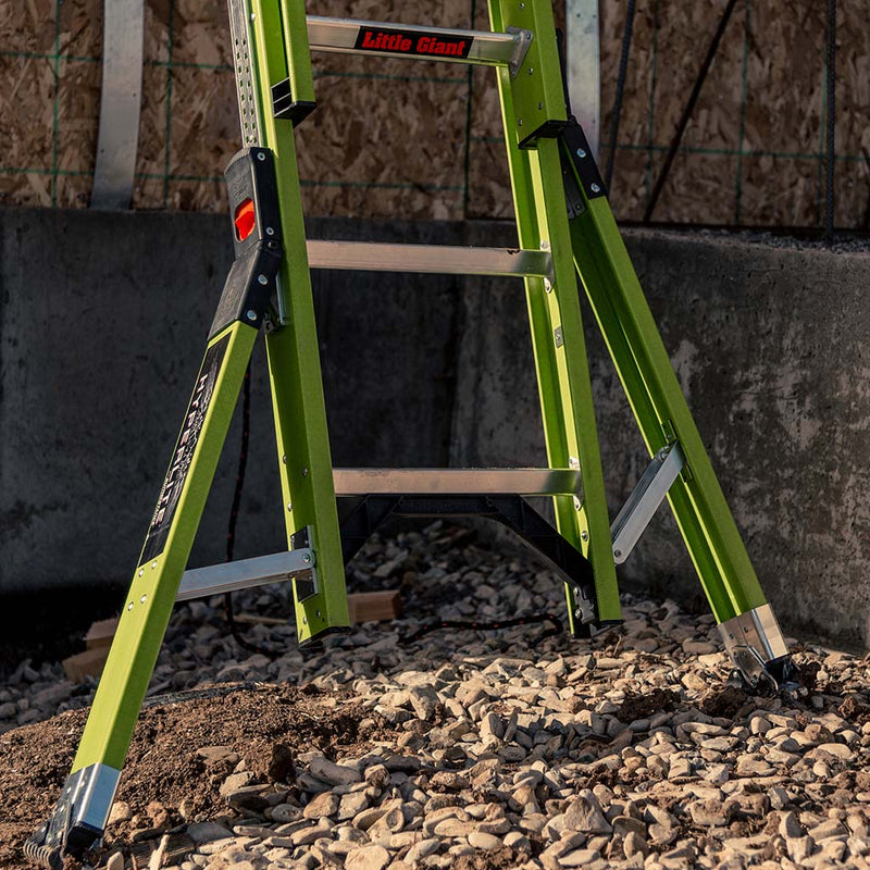 TB Davies Little Giant 2440406 HyperLite SumoStance Hi-Viz GRP Fibreglass Ladders