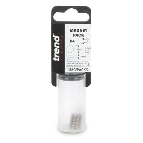 Trend Tools MAG/PACK/1 Magnet Pack 15Mm X 3Mm Pack Of Four