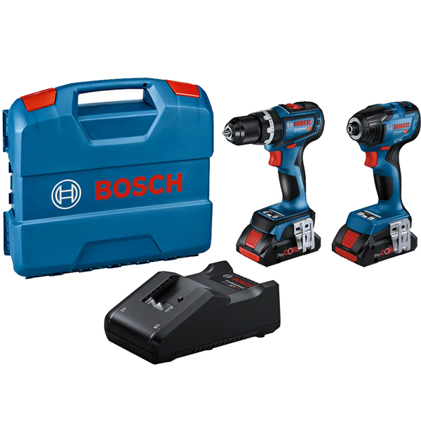 Bosch 06019J0171 Professional 18V Combi Drill Impact Driver Twin Kit Case