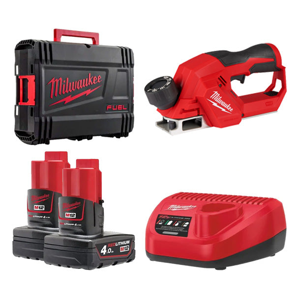 Milwaukee 4933492852 M12 BLP-402X Brushless Planer Kit