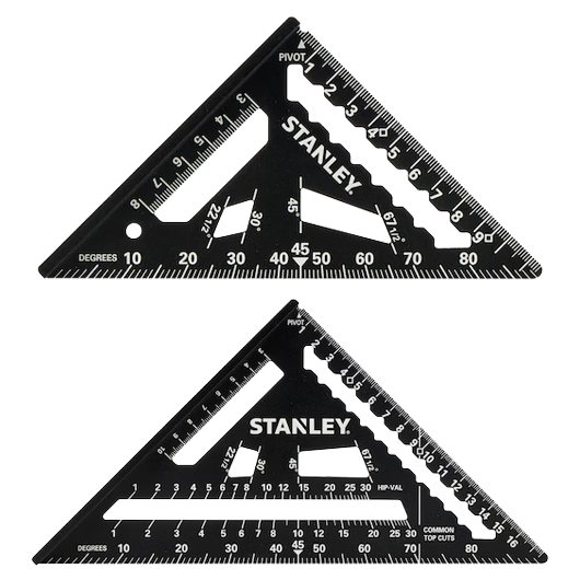 STANLEY FATMAX 110MM & 180MM ALUMINIUM QUICK SQUARE PACK - METRIC