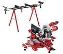 Einhell 4300380+4310614 TC-SM 216 Sliding Mitre Saw with MSS 1608 Mitre Saw Stand