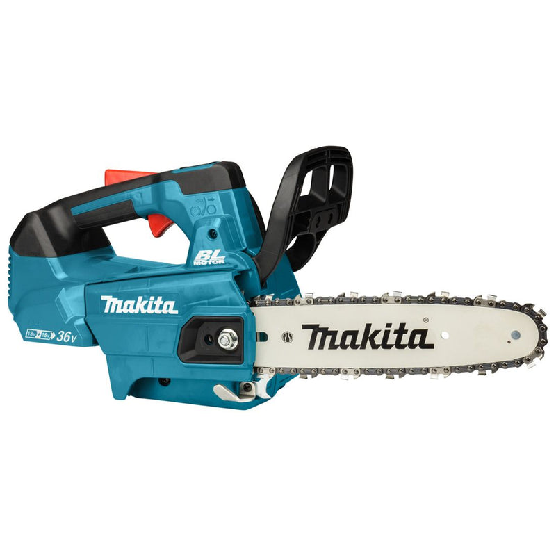Makita DUC256Z Chainsaw LXT Handy brushless saw with a high chain speed for pruning and carving