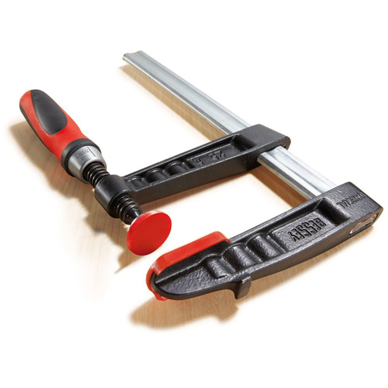 Bessey TG25S10-2K Malleable cast iron screw clamp TG 250/100 2pc Plastic Handle, BE200250