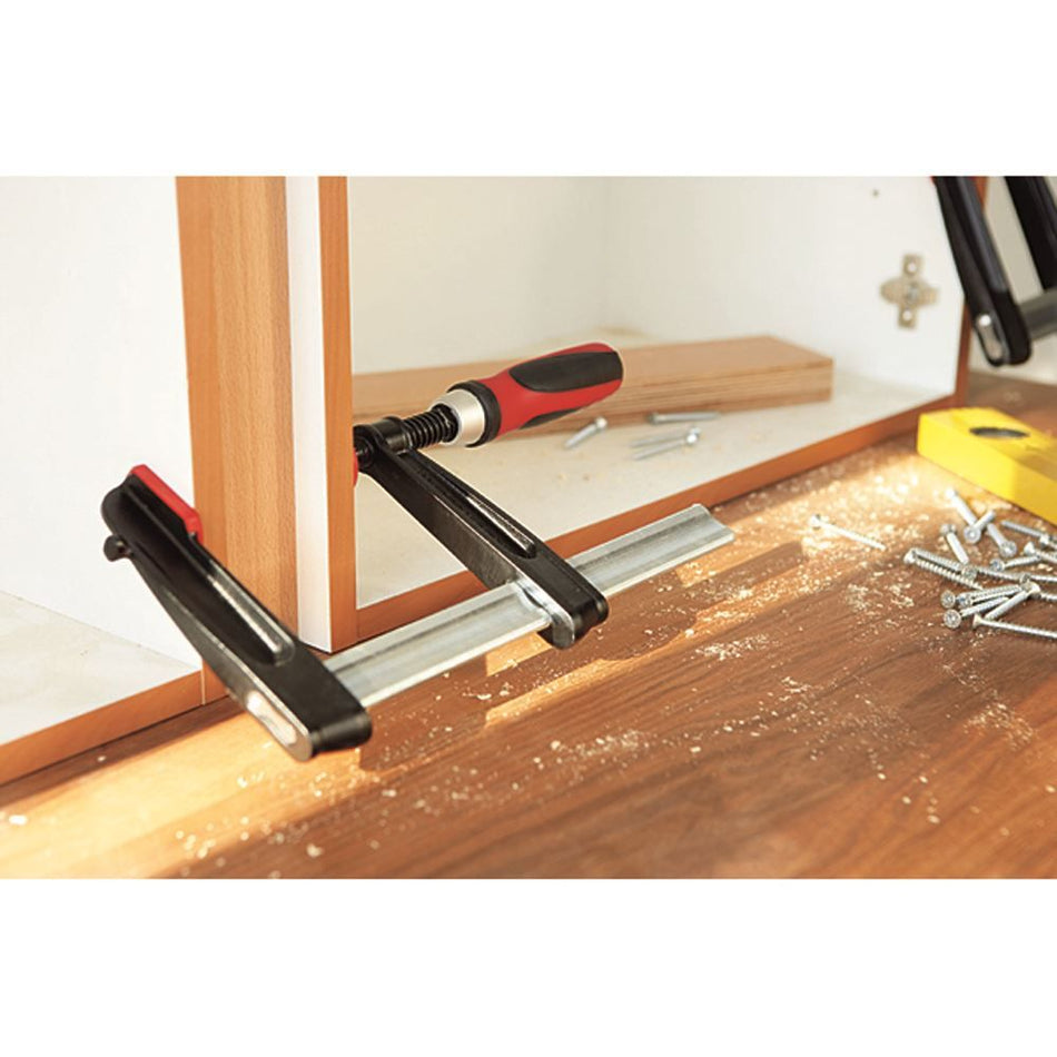 Bessey TPN30BE-2K Malleable cast iron screw clamp TPN 300/140 2pc Plastic Handle, BE107776