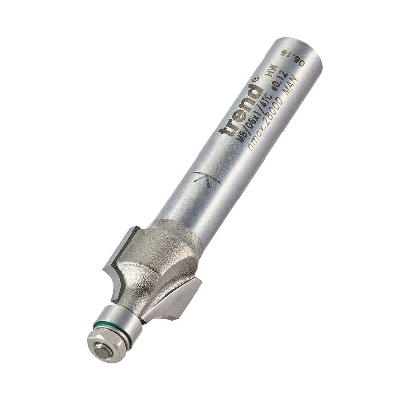 Trend Tools MB/06X1/4TC Mini Guided Round Over Radius 2.4Mm X 9.5Mm