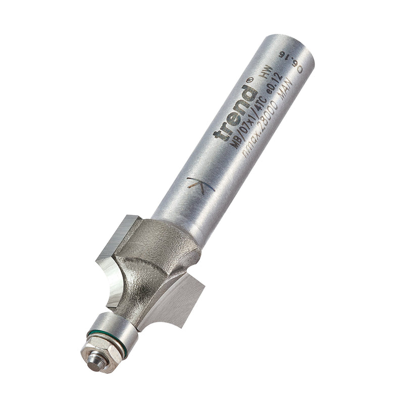 Trend Tools MB/07X1/4TC Mini Guided Round Over Radius 3.2Mm X 11.1Mm