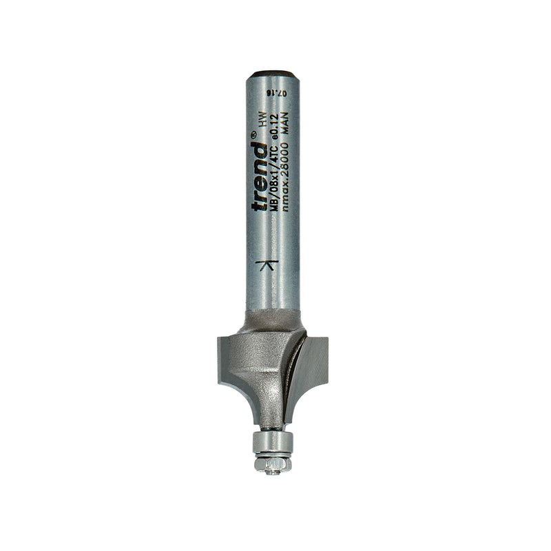 Trend Tools MB/08X1/4TC Mini Guided Round Over Radius 4.0Mm X 12.7Mm