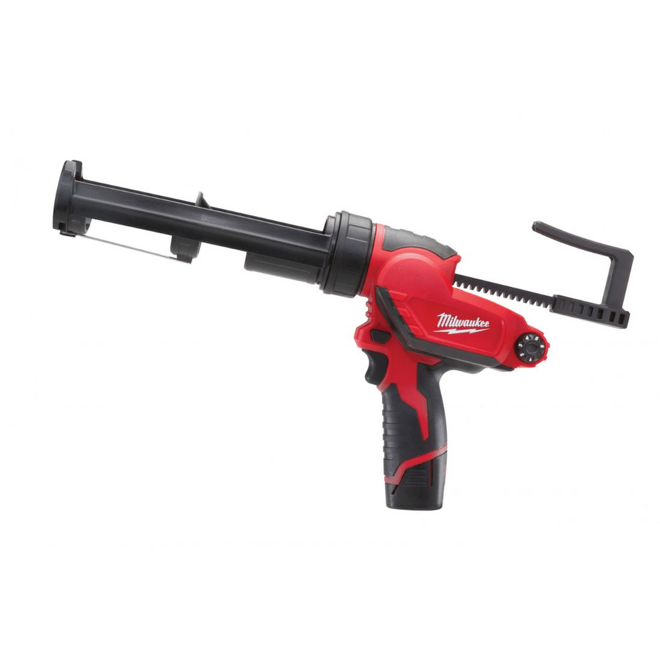 Milwaukee 4933448763 M12 PCG/310C-201B Sub Compact Caulk Gun with 310 ML Cartridge Holder