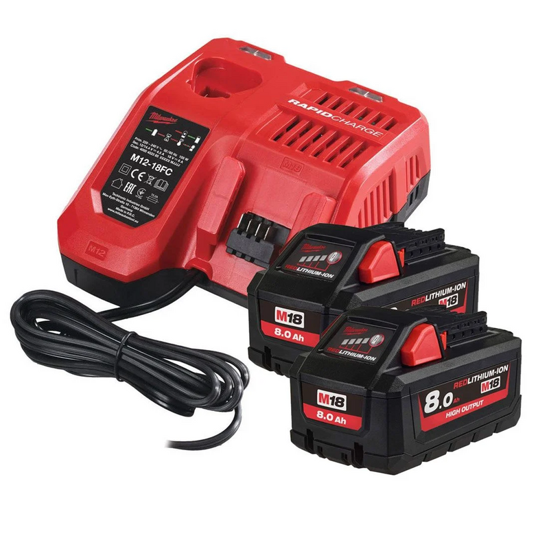 Milwaukee 4933471074 M18 HNRG-802 High Output NRG Pack