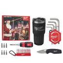Milwaukee Christmas Advent Calendar Tumbler, Ratcheting Screwdriver, Hex Key Set LP
