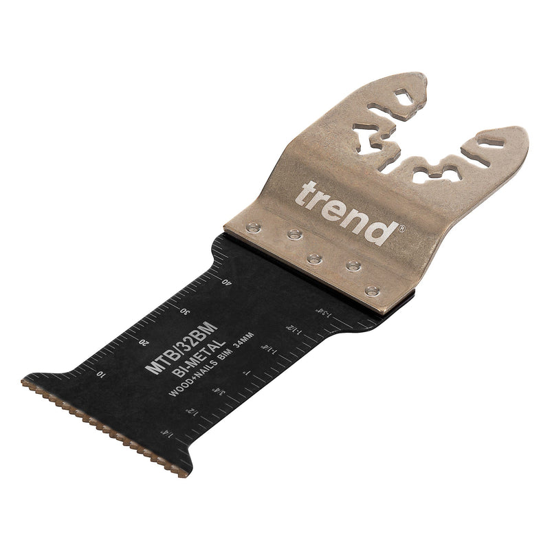 Trend Tools MTB/32BM Universal 34Mm Fine Tooth Bi-Metal Multi-Tool Blades, 5 Pack