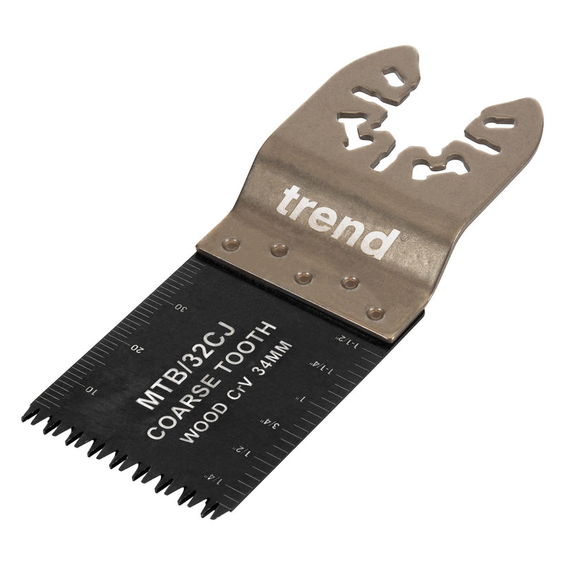 Trend Tools MTB/32CJ Universal 34Mm Coarse Tooth Crv Japanese Multi-Tool Blades, 5 Pack