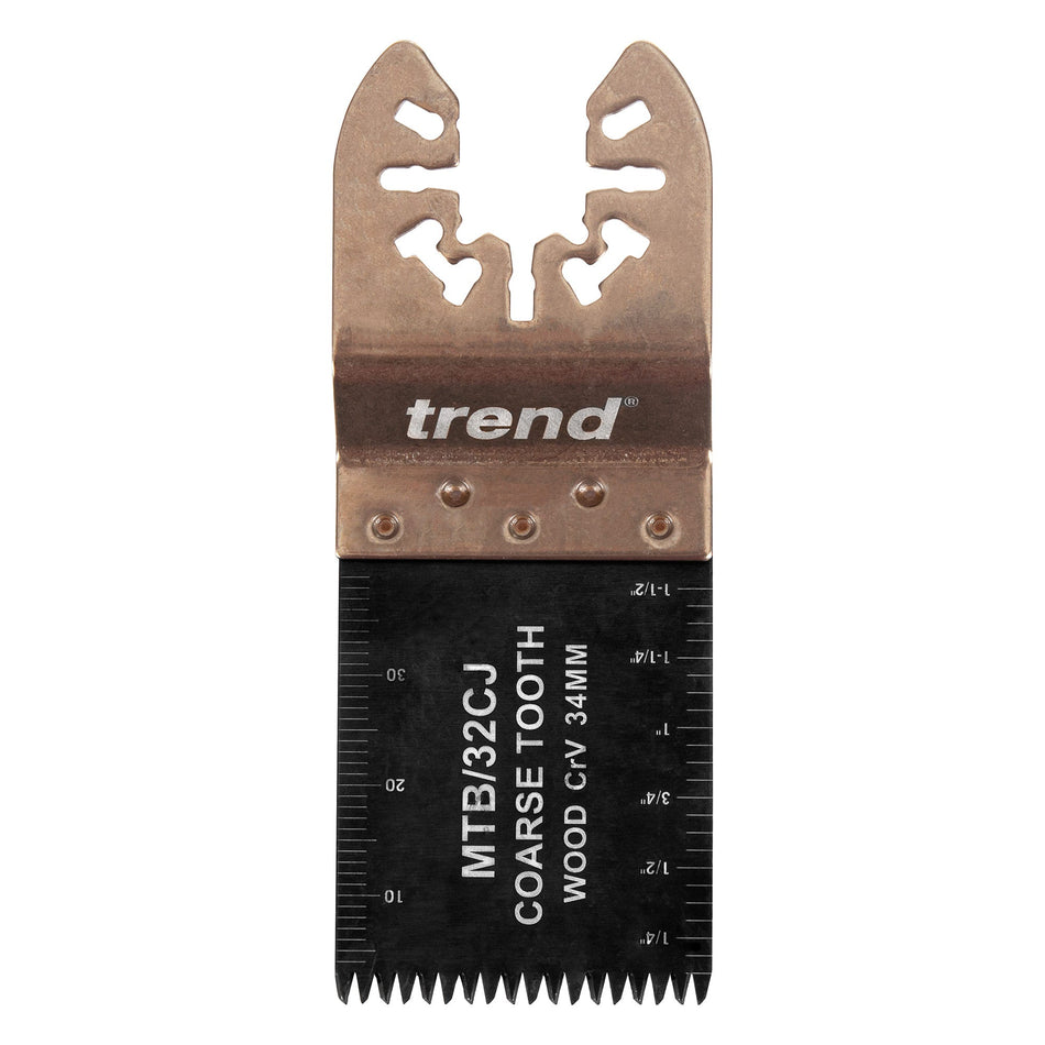 Trend Tools MTB/32CJ Universal 34Mm Coarse Tooth Crv Japanese Multi-Tool Blades, 5 Pack