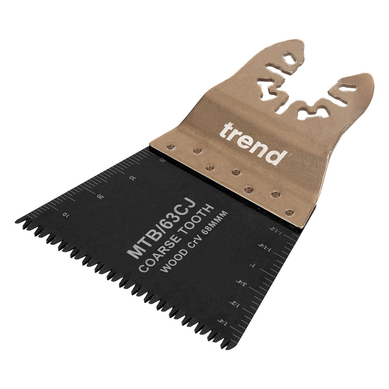 Trend Tools MTB/63CJ Universal 68Mm Coarse Tooth Crv Japanese Multi-Tool Blades, 5 Pack