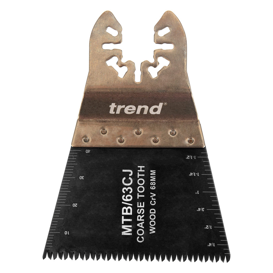 Trend Tools MTB/63CJ Universal 68Mm Coarse Tooth Crv Japanese Multi-Tool Blades, 5 Pack