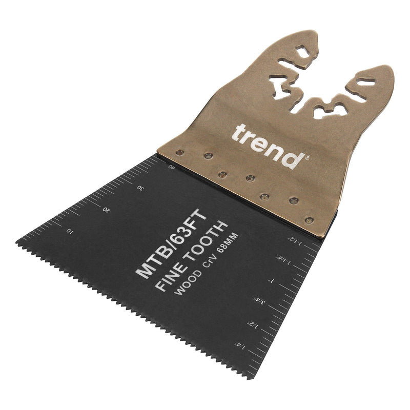 Trend Tools MTB/63FT Universal 68Mm Fine Tooth Crv Multi-Tool Blades, 5 Pack