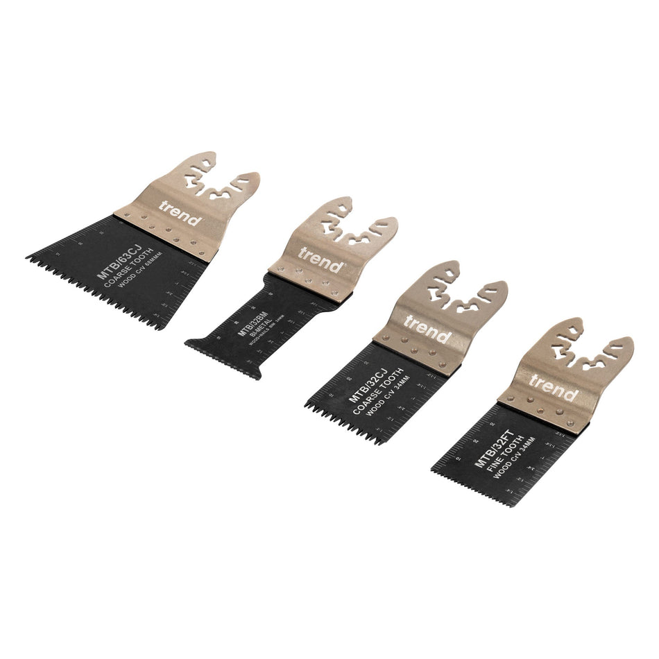Trend Tools MTB/SET/4 Universal Multi-Tool Blade Set, 4Pc