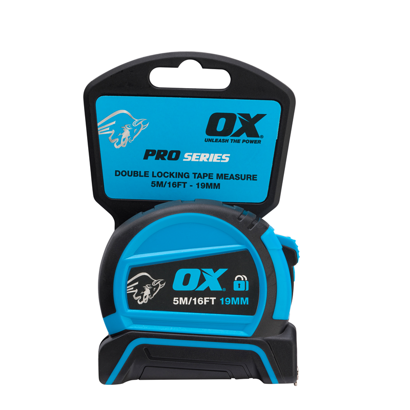 OX Tools OX-P505205 Pro Dual Auto Lock Tape Measure - 5m