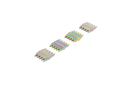 OX Tools OX-P080725 Pro 25mm Scutch Combs - 4 pack