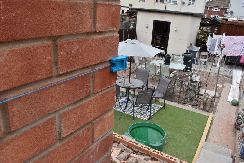 OX Tools OX-P104210 Pro Tough Nylon Braided Builders Line 105m / 350ft - Cyan