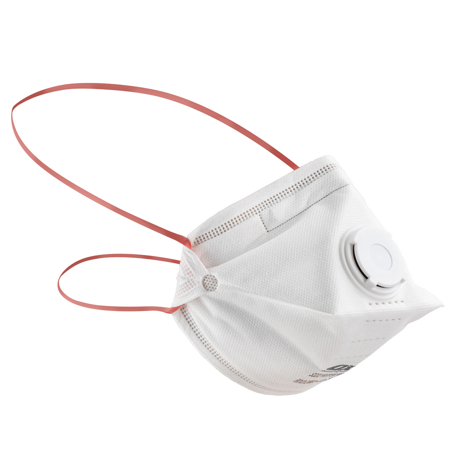 OX S480001 S322 FFP3V Fold Flat Valved Respirator