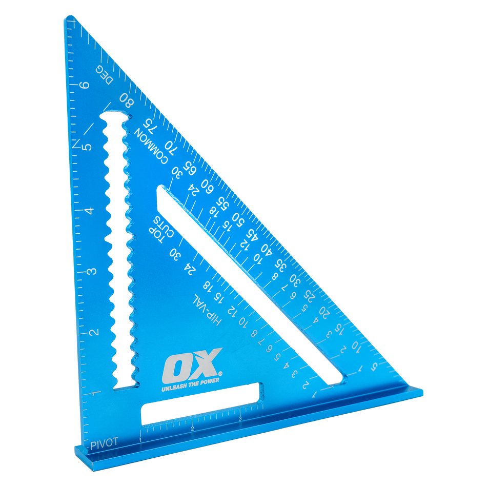 OX Tools OX-P506518 Pro Aluminium Rafters Square Metric - 180mm