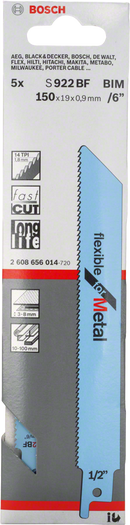 Bosch 2608656014 S 922 BF Flexible for Metal Reciprocating Saw Blade For reciprocating saws