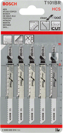 Bosch 2608630014 T 101 BR Clean for Wood Jigsaw Blade For jigsaws
