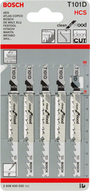 Bosch 2608630032 T 101 D Clean for Wood Jigsaw Blade For jigsaws