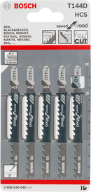 Bosch 2608630040 T 144 D Speed for Wood Jigsaw Blade For jigsaws