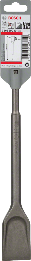 Bosch 2608690101 PRO SDS plus-5C Spade Chisel For rotary hammer drills, For breakers 40 x 250 mm
