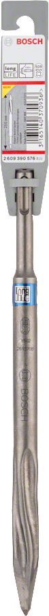 Bosch 2609390576 PRO SDS plus-5C Pointed Chisel For rotary hammer drills, For breakers 250 mm