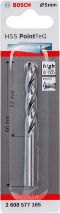 Bosch 2608577171 HSS Twist Drill Bit PointTeQ For rotary drills/drivers 8.0mm