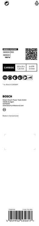 Bosch 2608900391 EXPERT Multi Material S1156XHM Blade For reciprocating saws
