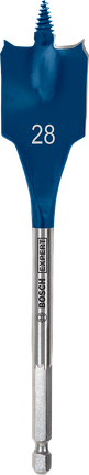 Bosch 2608900324 Expert Selfcut Speed Flat Bit with Hex Shank 28mm x 152mm