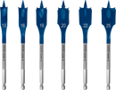 Bosch 2608900333 EXPERT Self Cut Speed Spade Drill Bit Set For rotary drills/drivers, For impact drill/drivers 13/16/19/20/22/25 mm 6-pc