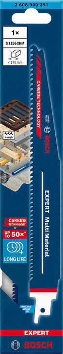 Bosch 2608900391 EXPERT Multi Material S1156XHM Blade For reciprocating saws