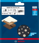 Bosch 2608901202 EXPERT M480 Net Starter Kit For random orbital sanders, For orbital sanders 125 mm 7-pc