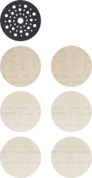 Bosch 2608901202 EXPERT M480 Net Starter Kit For random orbital sanders, For orbital sanders 125 mm 7-pc