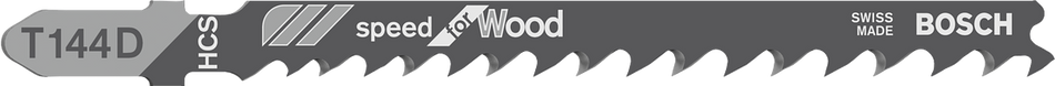 Bosch 2608630040 T 144 D Speed for Wood Jigsaw Blade For jigsaws