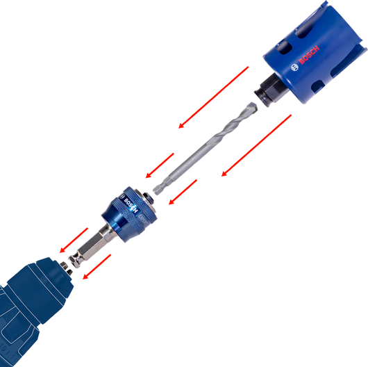Bosch 2608594199 20mm Bosch Progressor Holesaw For Multi-Purpose
