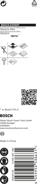 Bosch 2608900570 EXPERT HEX-9 Multi Construction Drill Bit For impact drill/drivers, For rotary drills/drivers, For impact screwdrivers 4 x 45 x 90 mm