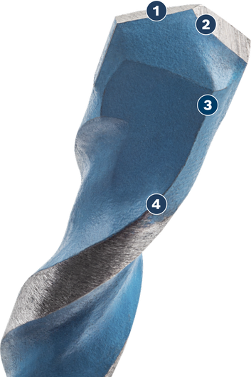 Bosch 2608900579 EXPERT HEX-9 Multi Construction Drill Bit For impact drill/drivers, For rotary drills/drivers, For impact screwdrivers 7 x 60 x 100 mm