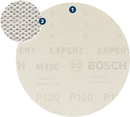 Bosch 2608901202 EXPERT M480 Net Starter Kit For random orbital sanders, For orbital sanders 125 mm 7-pc